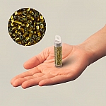 Miyuki Delica Seed Bead Silver Lined Olive Dyed 7.2g
