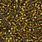 Miyuki Delica Seed Bead Silver Lined Olive Dyed 7.2g