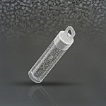 Miyuki Delica Seed Beads Matte Transparent Grey 7.2g