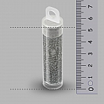 Miyuki Delica Seed Beads Matte Transparent Grey 7.2g