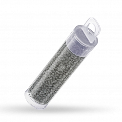 Miyuki Delica Seed Beads Matte Transparent Grey 7.2g