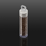 Miyuki Delica 11 Seed Beads Matte Trans. Root Beer 7.2g