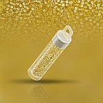 Miyuki Delica Seed Beads Sparkling Lined Topaz 7.2g