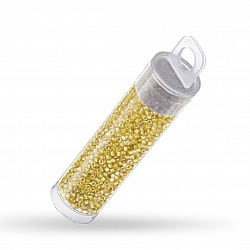 Miyuki Delica Seed Beads Sparkling Lined Topaz 7.2g