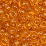 Miyuki Round Seed Beads 4mm Transparent Light Topaz 20g