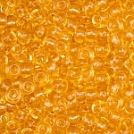 Miyuki Size 8/0 Round Seed Beads Trans. Light Topaz 22g