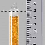 Miyuki Size 8/0 Round Seed Beads Trans. Light Topaz 22g