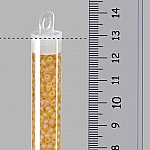 Miyuki 3mm Round Seed Bead Matte Trans. Light Topaz AB