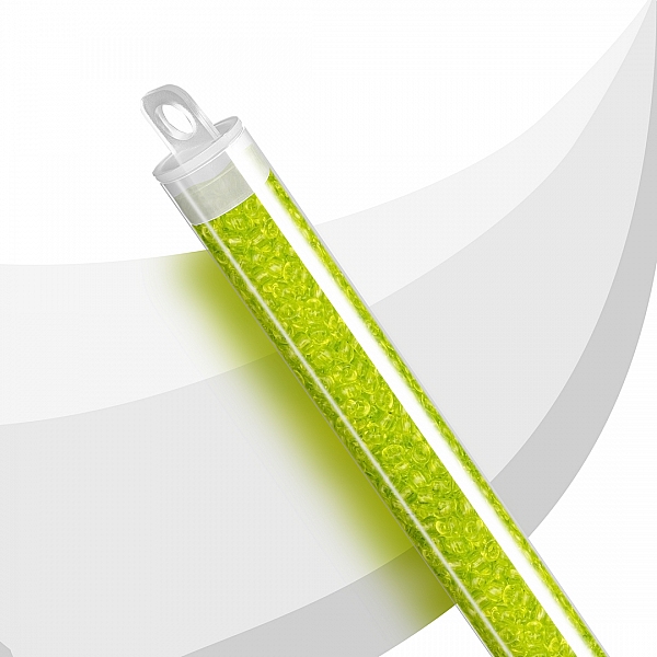 Miyuki Size 8/0 Round Seed Beads Trans. Chartreuse 22g