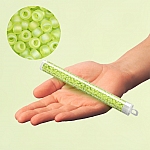 Miyuki Size 8 Seed Beads Matte Trans. Chartreuse AB 22g