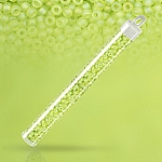 Miyuki Size 8 Seed Beads Matte Trans. Chartreuse AB 22g