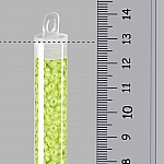 Miyuki Size 8 Seed Beads Matte Trans. Chartreuse AB 22g
