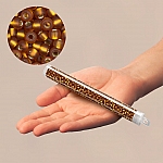Miyuki 8 Round Seed Beads Silver Lined Matte Topaz 22g