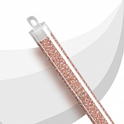Miyuki Size 8/0 Round Seed Beads Trans. Pink Luster 22g