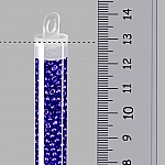 Miyuki Size 8/0 Round Seed Beads Transparent Cobalt 22g