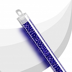 Miyuki Size 8/0 Round Seed Beads Transparent Cobalt 22g