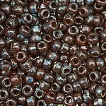 Miyuki 8/0 Seed Beads Picasso Red Brown Transparent 22g Miyuki 8/0 Seed Beads Picasso Red Brown Transparent 22g