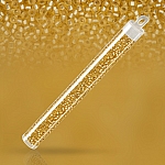 Miyuki Seed Beads 11/0 Semi-Matte Silver Lined Gold 24g