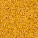 Miyuki Seed Beads 11/0 Matt Transparent Light Topaz 24g