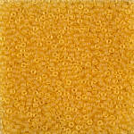 Miyuki Seed Beads 11/0 Matt Transparent Light Topaz 24g