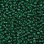 Miyuki Seed Beads Size 11/0 Transparent Dark Green 24g