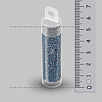 Miyuki Size 15 Seed Beads Silver Lined Blue Zircon 8.2g