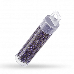 Miyuki Size 15 Seed Beads Silver Lined Dark Purple 8.2g