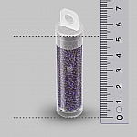 Miyuki Size 15 Seed Beads Silver Lined Dark Purple 8.2g