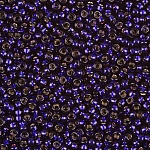 Miyuki Size 15 Seed Beads Silver Lined Dark Purple 8.2g