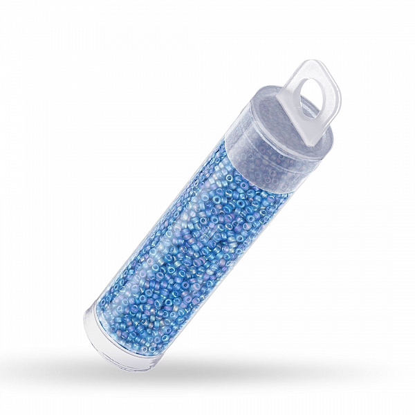 Miyuki Size 15/0 Seed Beads Matte Light Blue AB 8.2g