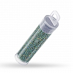 Miyuki Size 15/0 Seed Beads Matte Emerald AB 8.2g