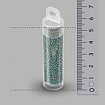 Miyuki Size 15/0 Seed Beads Matte Emerald AB 8.2g