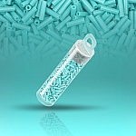 Miyuki 6mm Bugle Seed Beads Opaque Turquoise Green 25g
