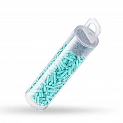 Miyuki 6mm Bugle Seed Beads Opaque Turquoise Green 25g
