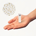 Miyuki Size 15/0 Round Seed Beads Matte Cream 8.2g Tube
