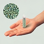 Miyuki Round Seed Beads Matte Metallic Sage Luster 8.2g