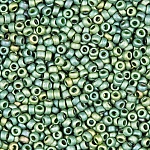 Miyuki Round Seed Beads Matte Metallic Sage Luster 8.2g