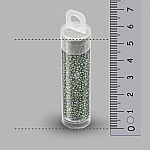 Miyuki Seed Beads Size 15 Matte Metallic Teal Iris 8.2g