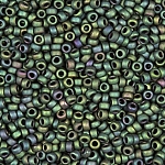 Miyuki Seed Beads Size 15 Matte Metallic Teal Iris 8.2g