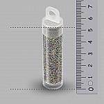 Size 15 Round Miyuki Seed Beads Lined Root Beer AB 8.2g