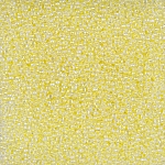 Miyuki Round Size 15 Seed Beads Lined Pale Yellow 8.2g