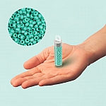 Miyuki Round Seed Beads Size 15/0 Opaque Turquoise 8.2g