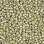 Miyuki Round Seed Beads Matte Metallic Olive Gold 8.2g