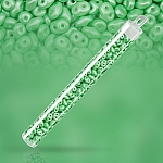 SuperDuo™ Pastel Light Green Chrysoprase Seed Beads 24g