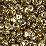 SuperUno™ Czech Glass Seed Beads 2.5x5mm Full Amber 22g