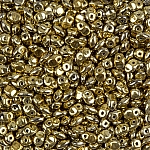 SuperUno™ Czech Glass Seed Beads 2.5x5mm Full Amber 22g