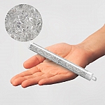 SuperUno™ Czech Glass Seed Beads (2.5x5mm) Crystal 22g