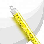 Miyuki Opaque Yellow 4mm Square (Cube) Seed Beads 20g