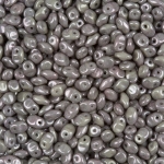 SuperUno™ Czech 2.5x5mm Seed Beads Chalk Jet Luster 22g
