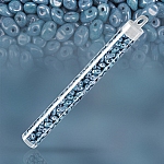 SuperUno™ (2.5x5mm) Czech Glass Beads Blue Luster - 22g